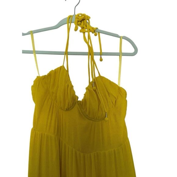 Revolve Tularosa Tinsley Dress in Vibrant Yellow - Size M - Picture 4 of 9